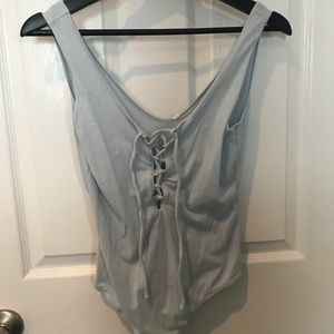 PACSUN pastel blue bodysuit